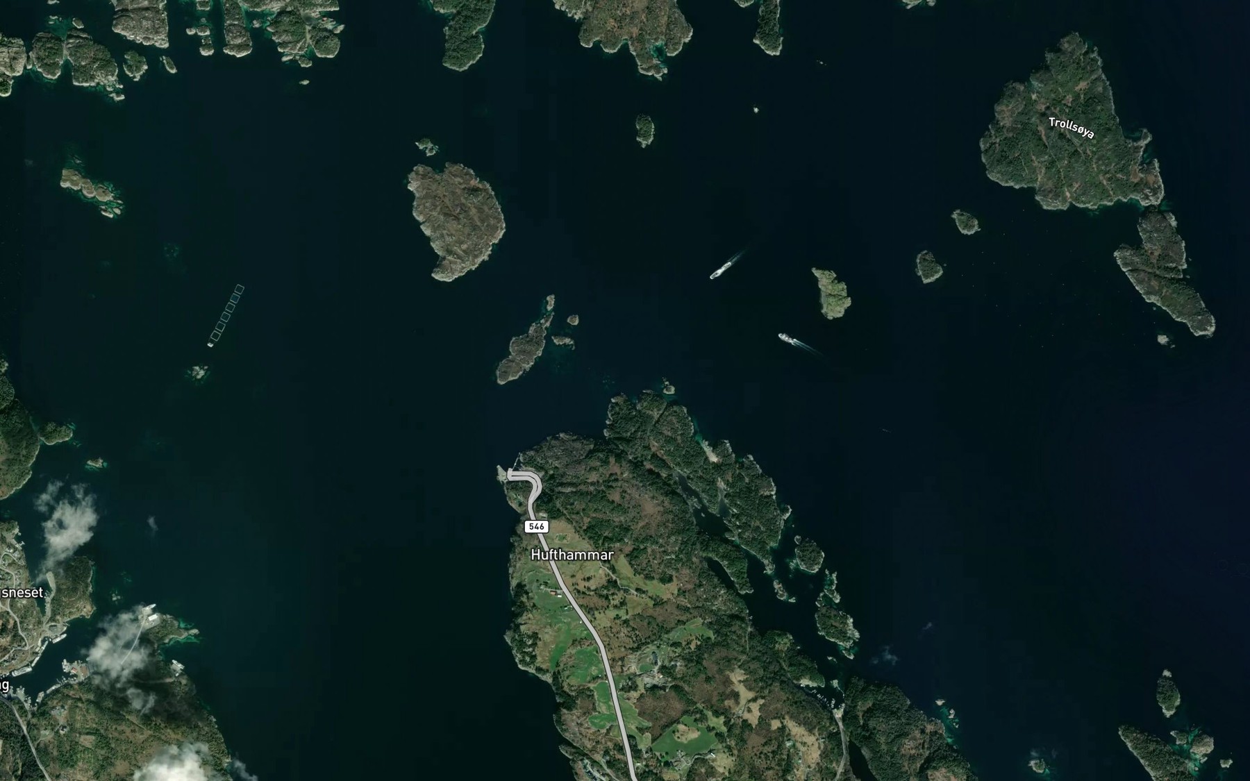 Satellite map of the Trollsmuget