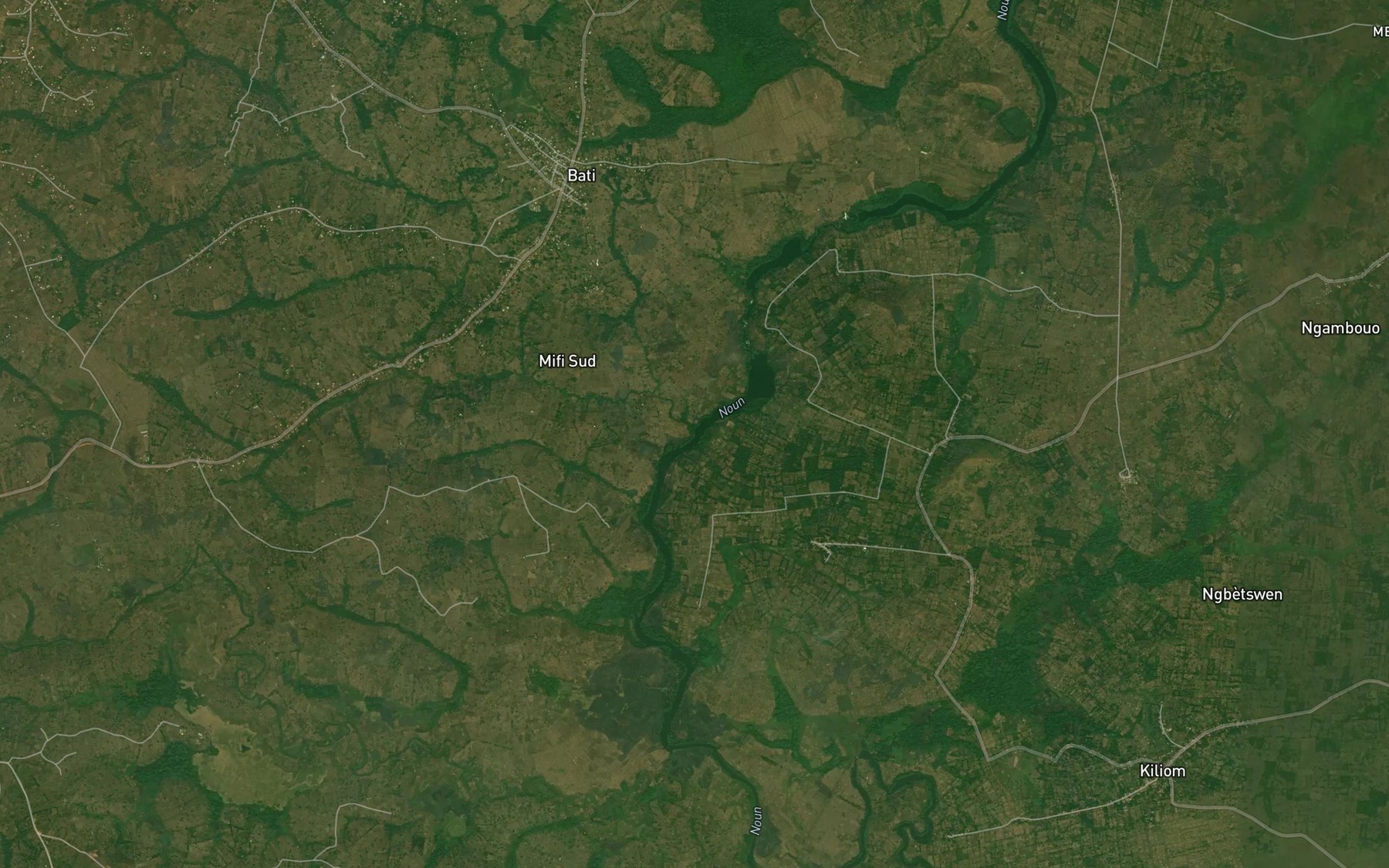 Satellite map of the Nkieneghang
