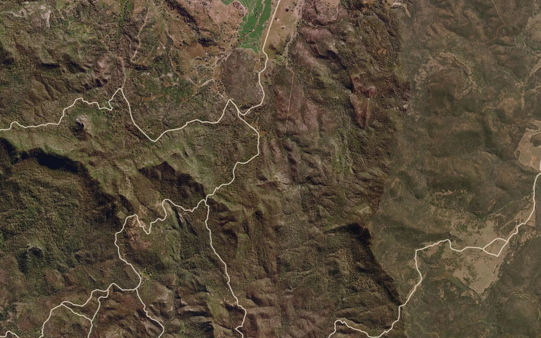 Satellite map of the Grass Lake