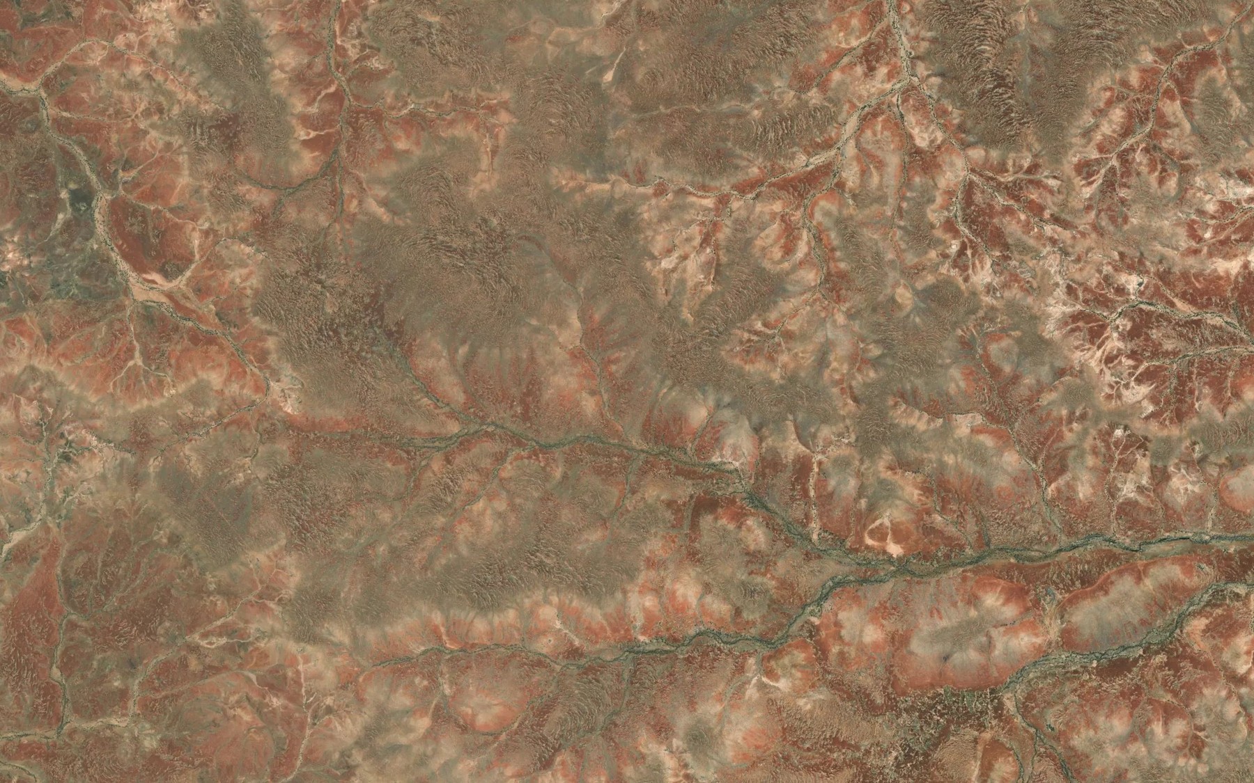 Satellite map of the Watsons Creek