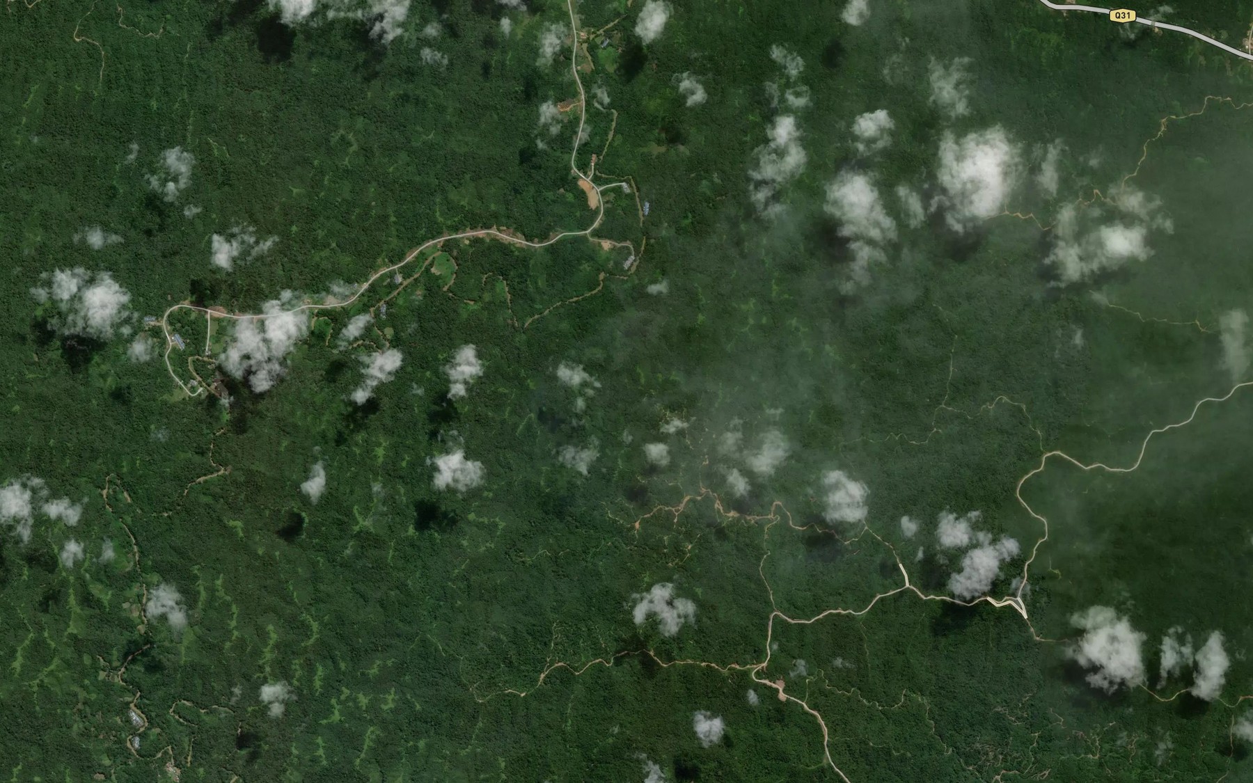 Satellite map of the Sungai Kejungoh