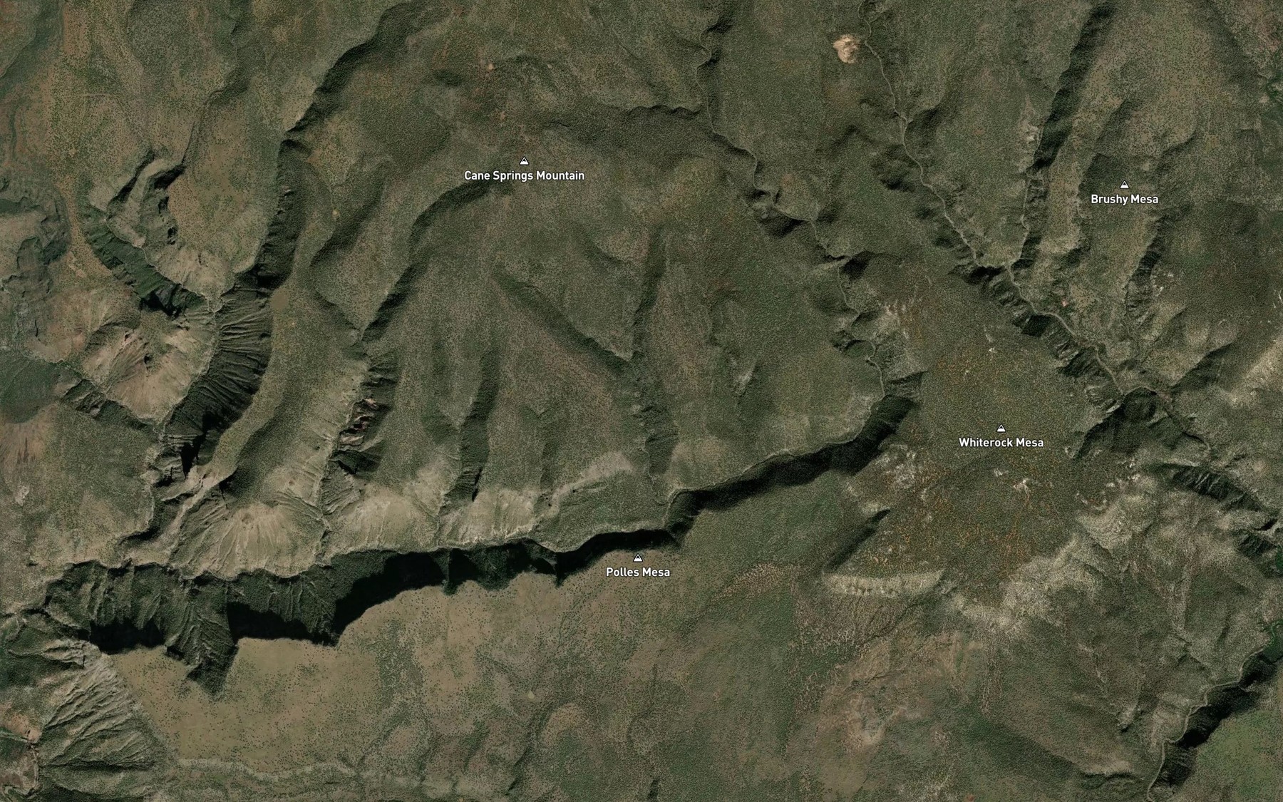 Satellite map of the L P Spring
