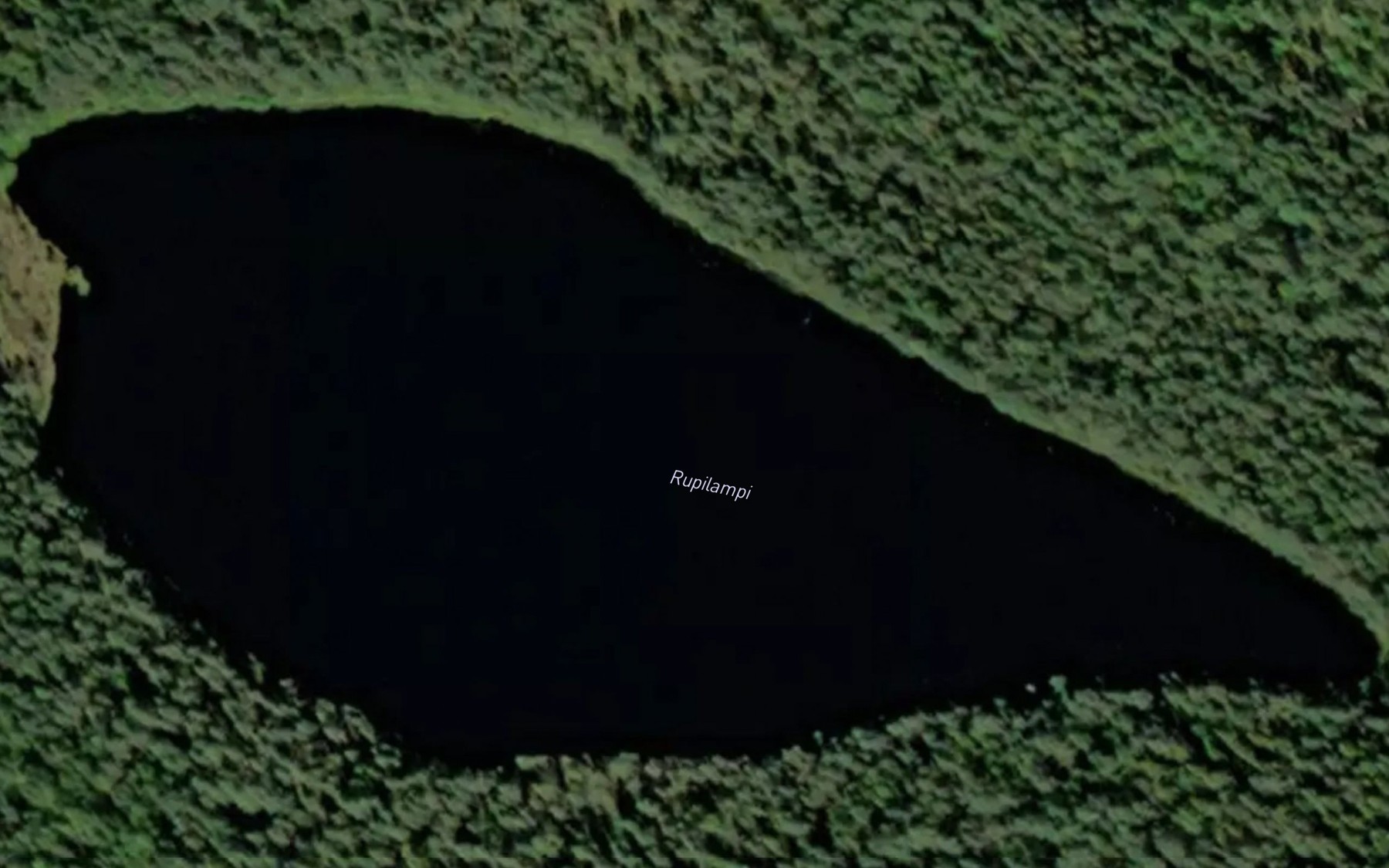 Satellite map of the Rupilampi