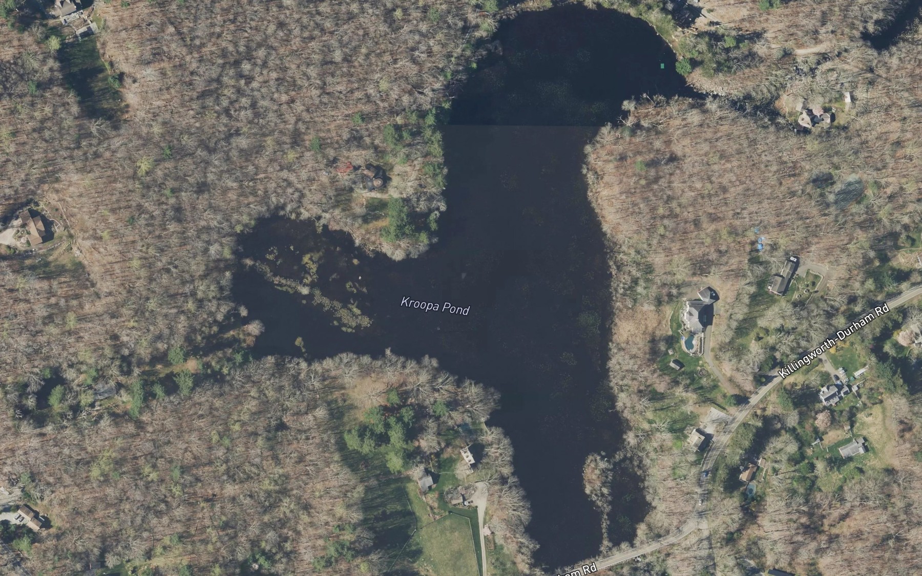 Satellite map of the Kroopa Pond