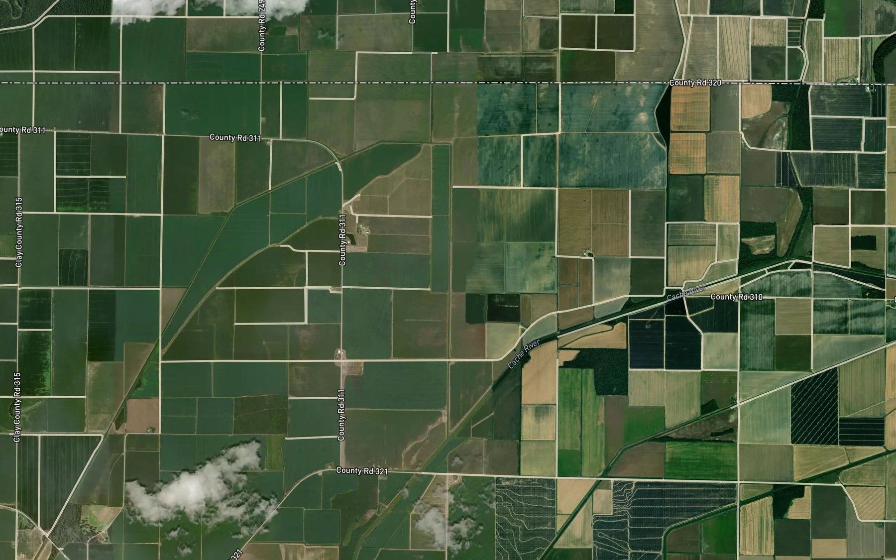Satellite map of the Ditch Number 17