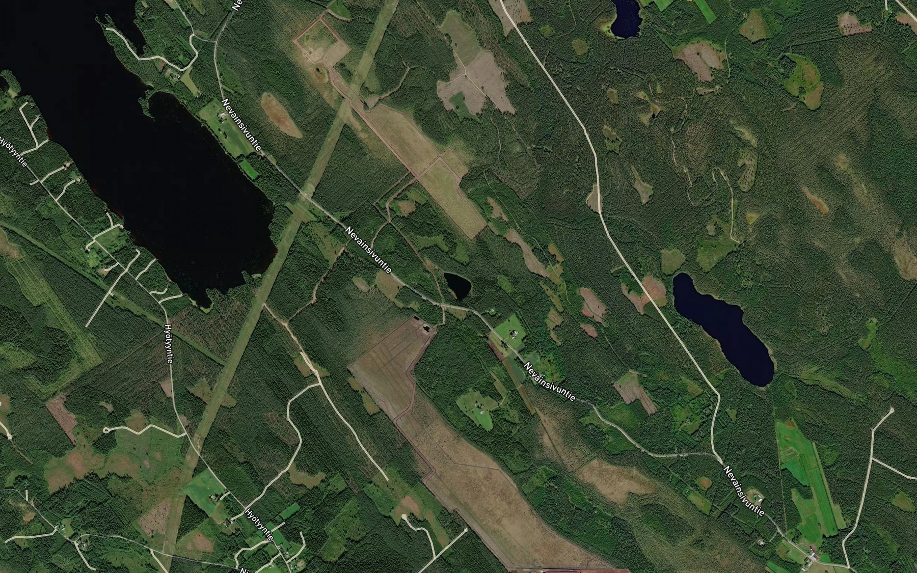 Satellite map of the Kaatronlampi