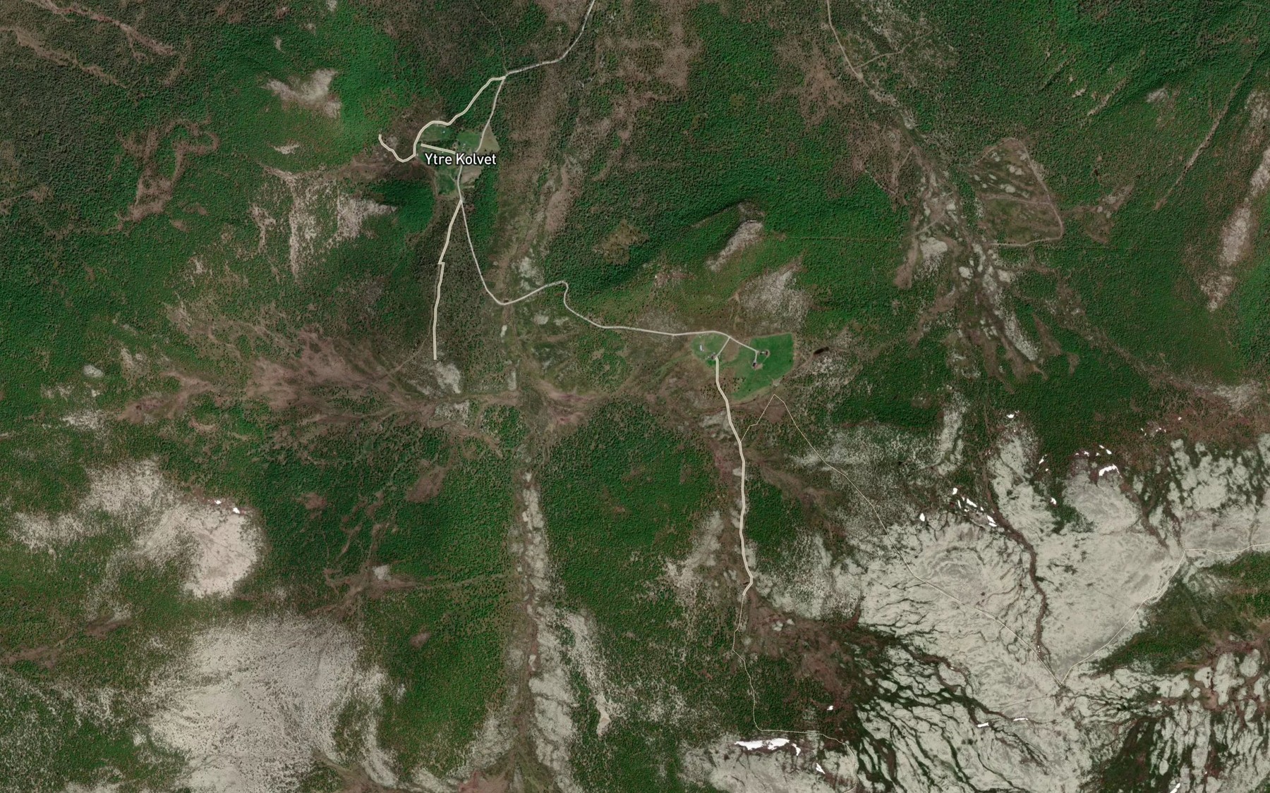 Satellite map of the Veslebekken