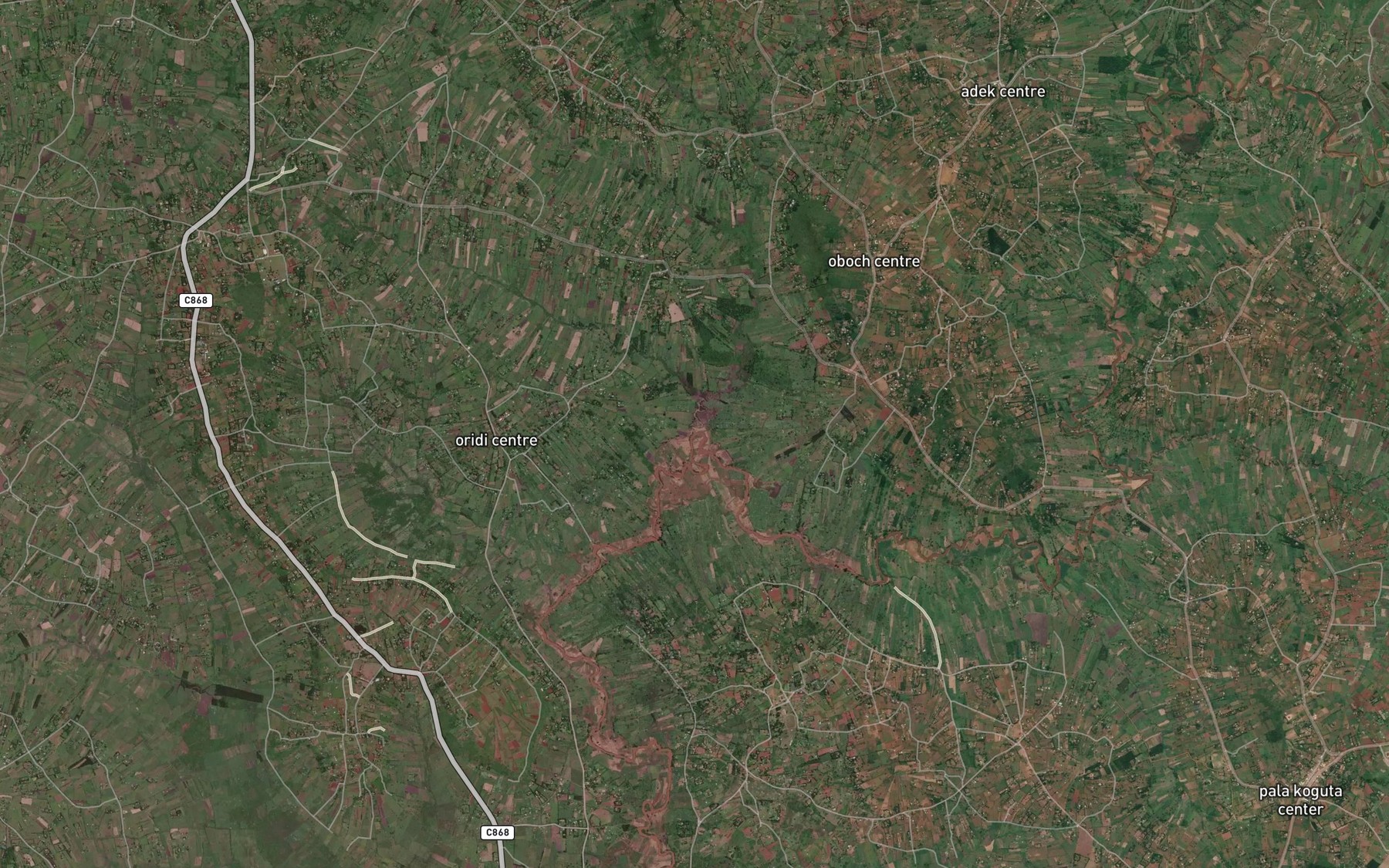 Satellite map of the Olase