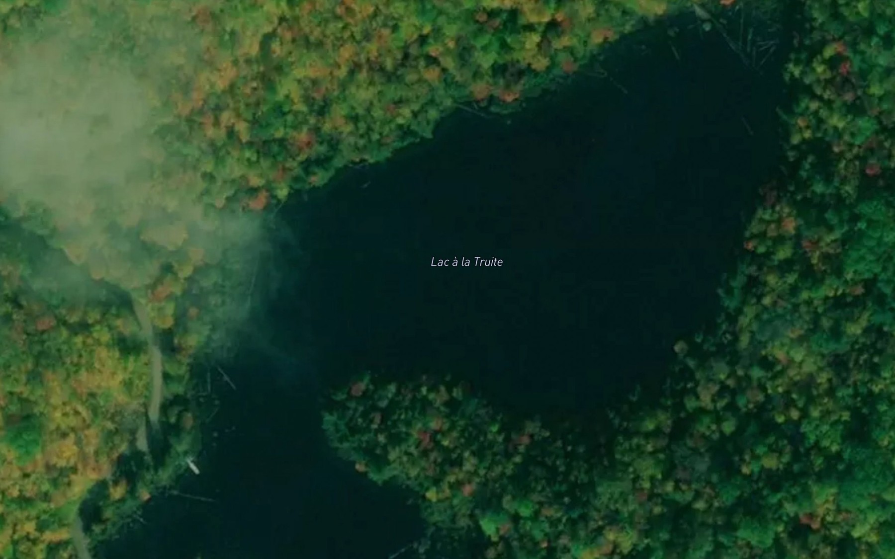 Satellite map of the Lac a la Truite