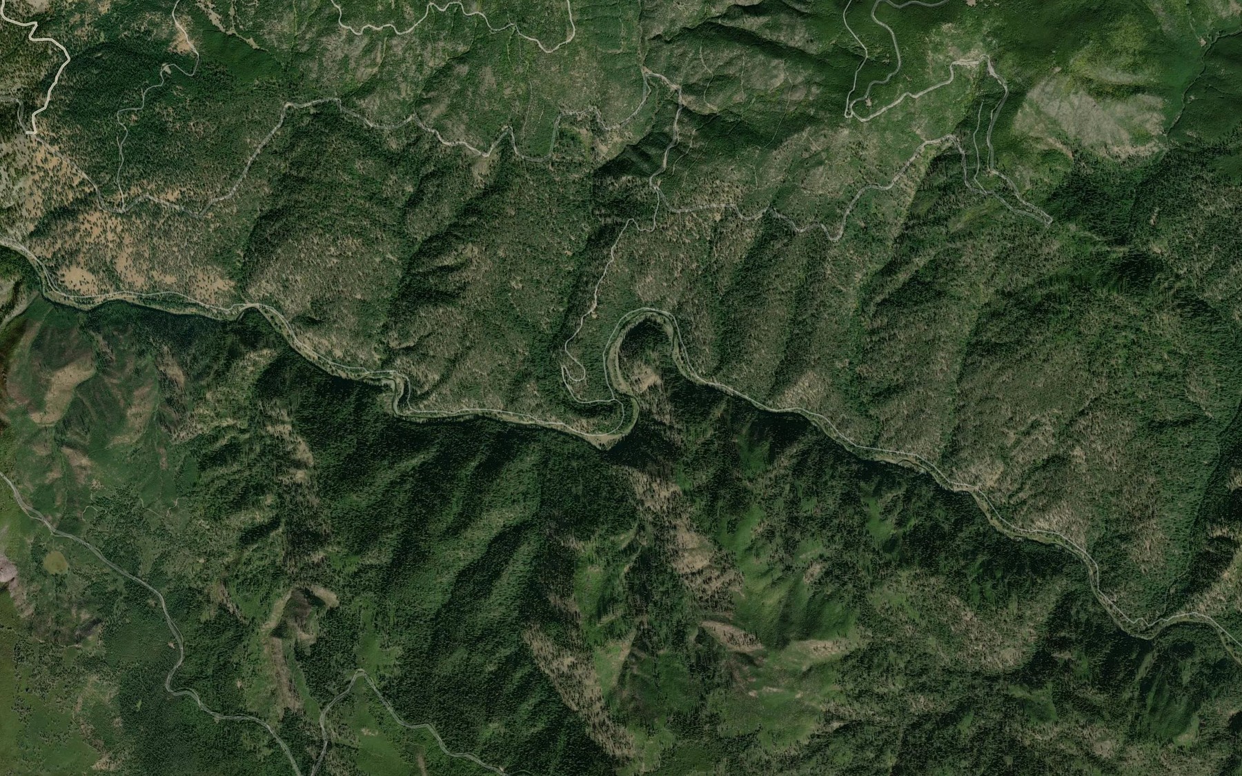 Satellite map of the Oriental Creek