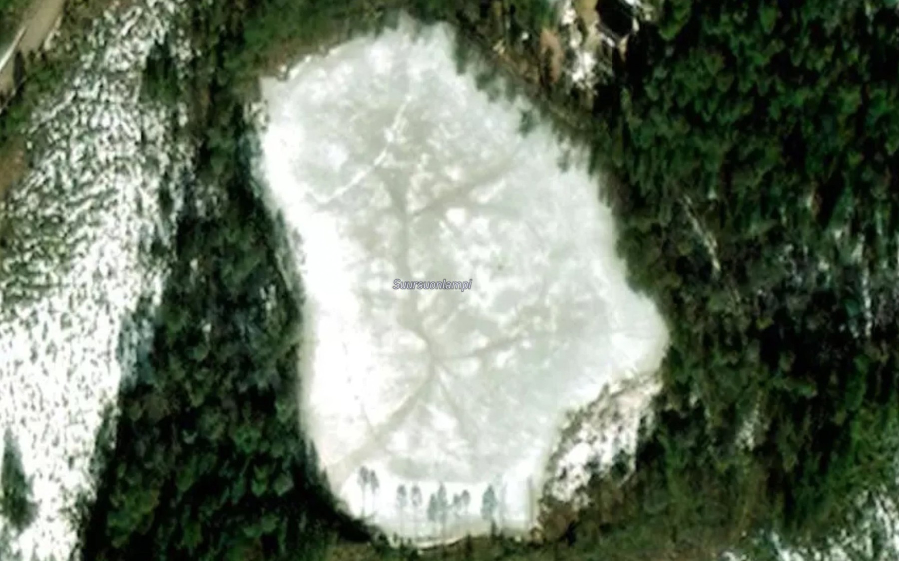 Satellite map of the Suursuonlampi