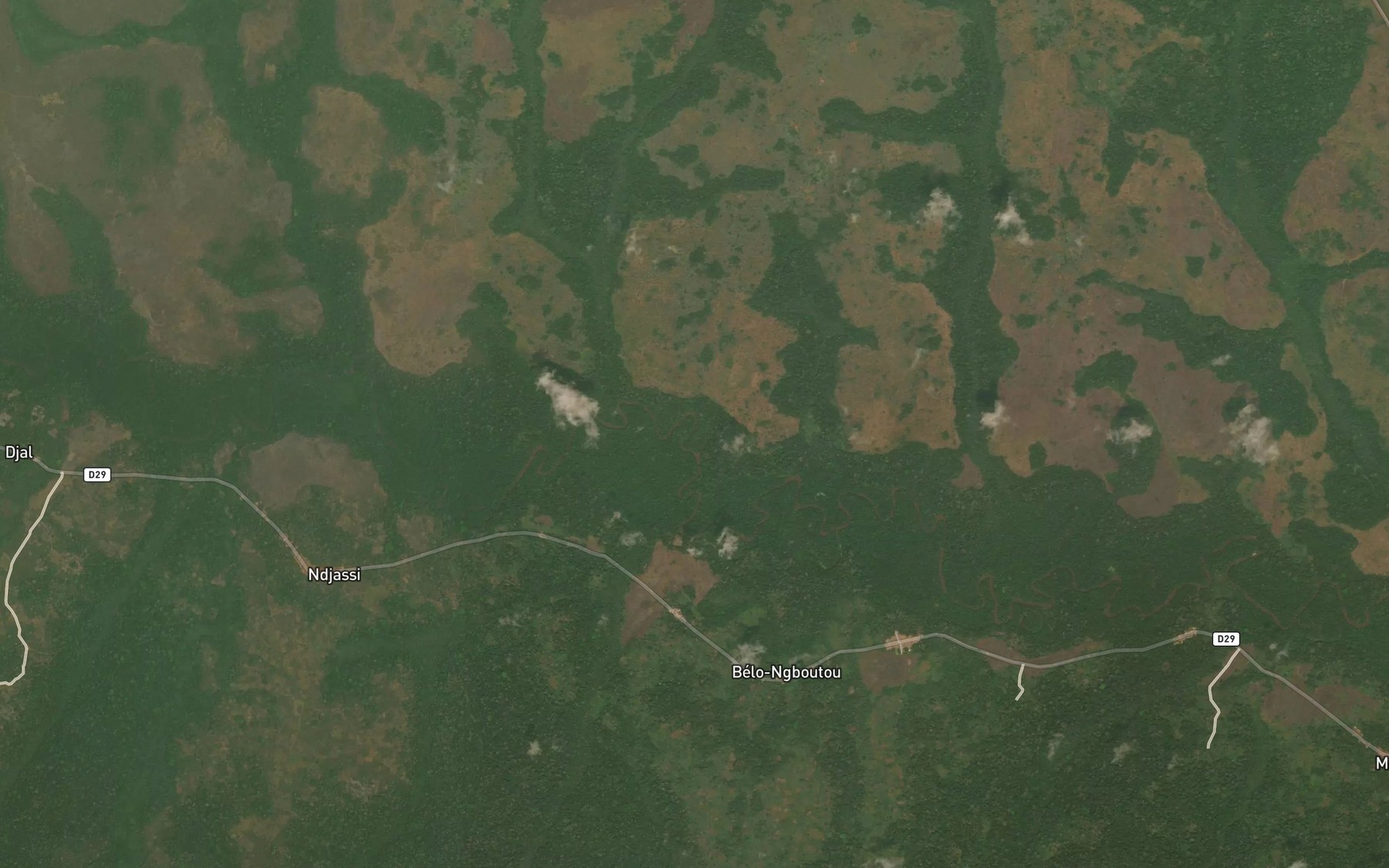 Satellite map of the Monadeke