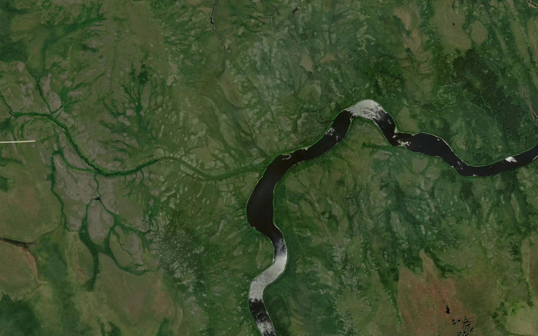 Satellite map of the Ruisseau Combaluzier