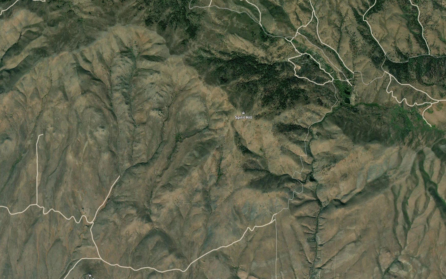 Satellite map of the Mattie Spring