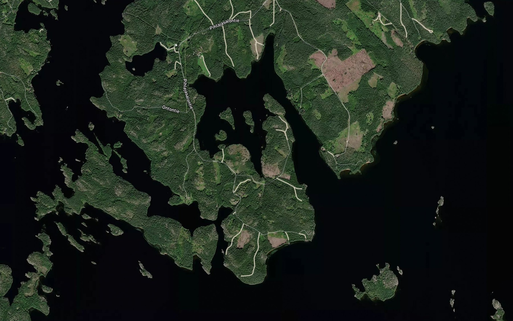 Satellite map of the Kuupelolahti