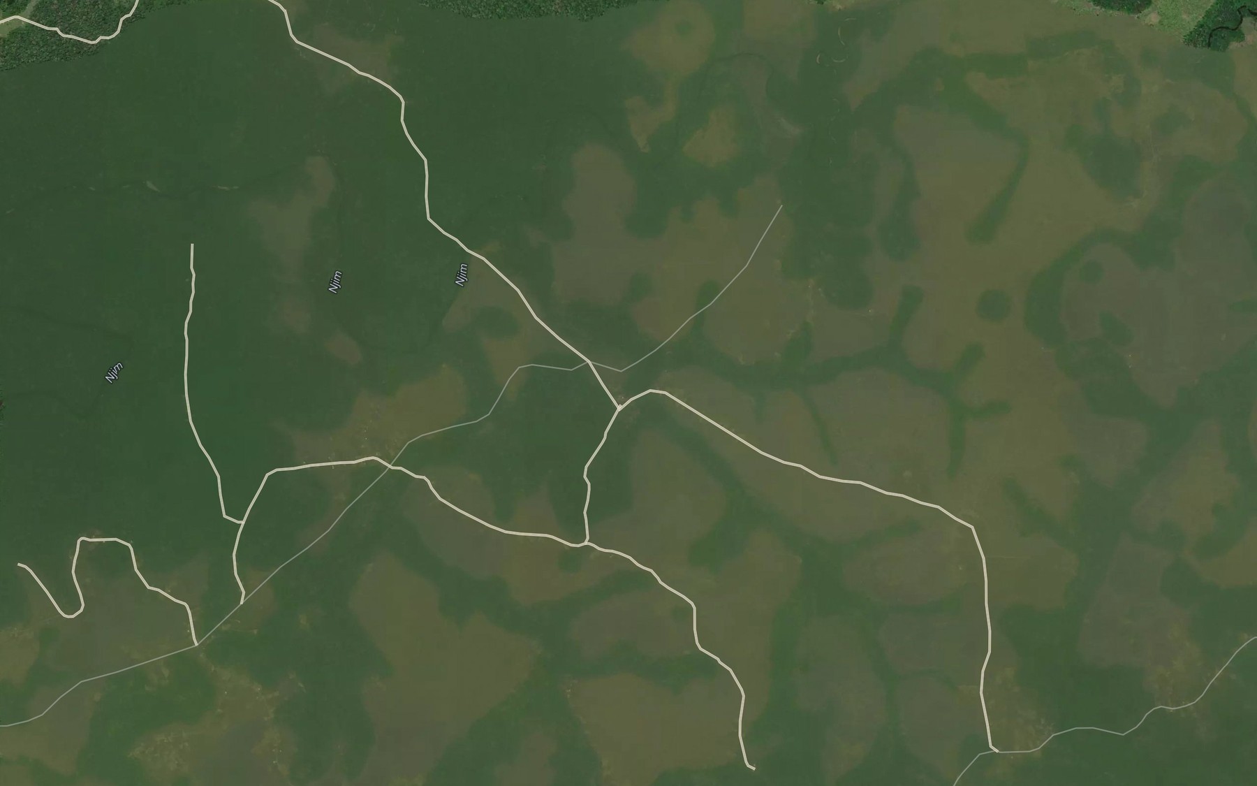 Satellite map of the Mamoui
