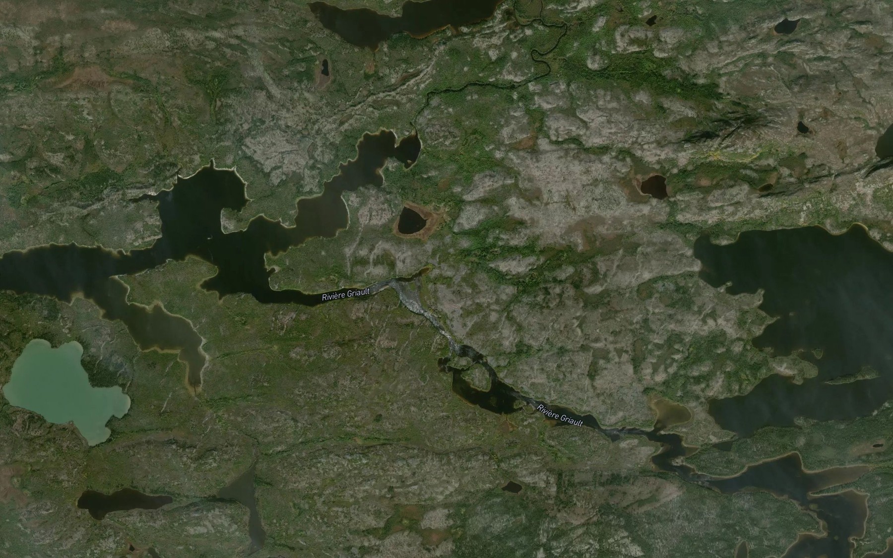Satellite map of the Rapides Pichikukwakan Akutipapuit Sipi