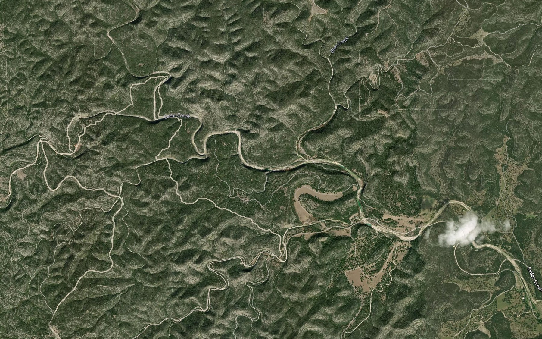 Satellite map of the Jade Lake