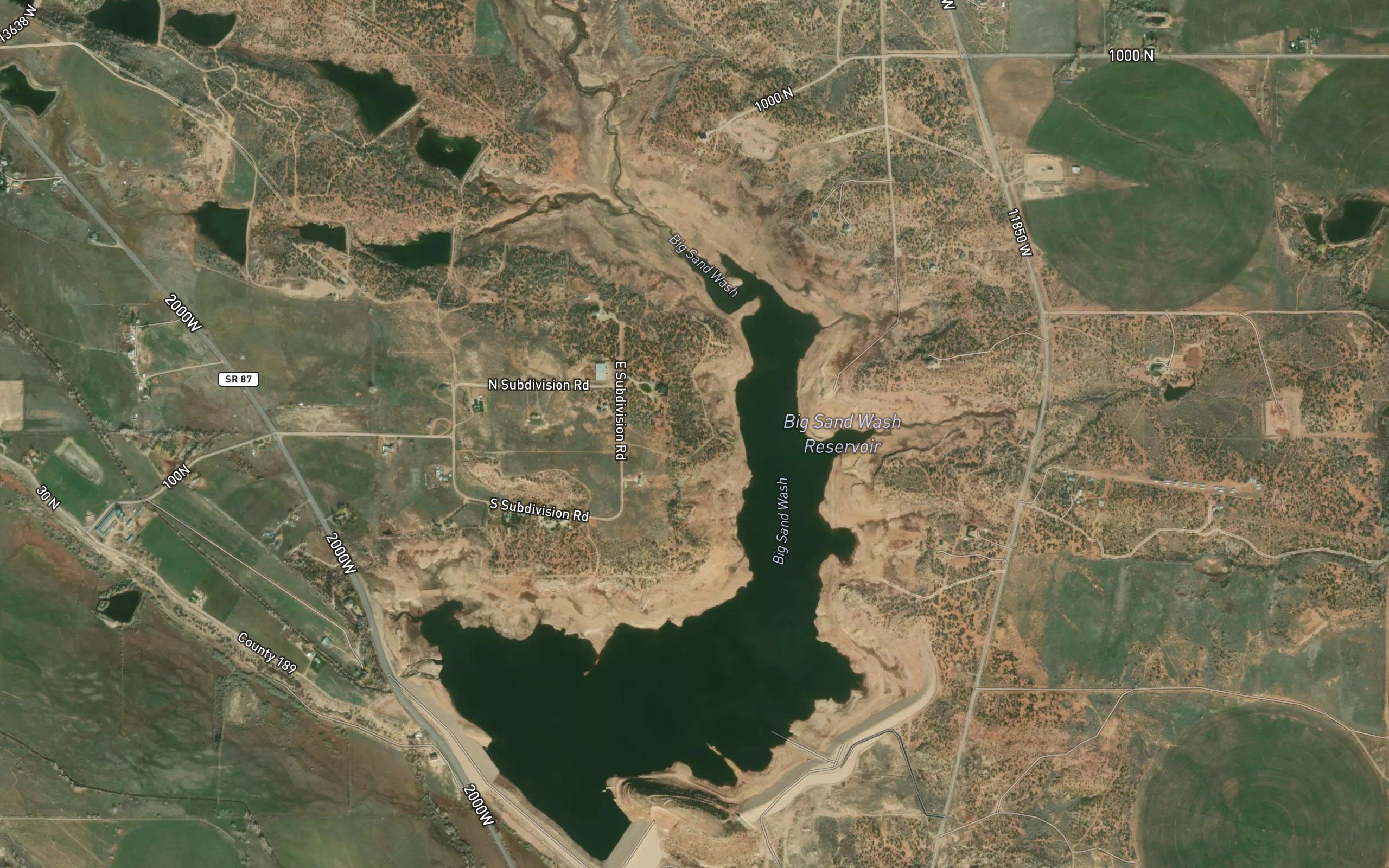 Big Sand Wash Reservoir