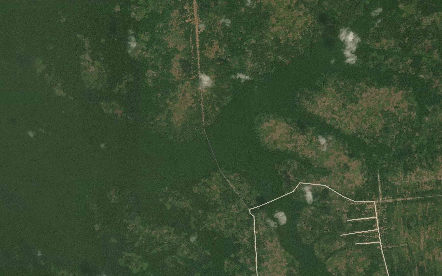Satellite map of the Butu