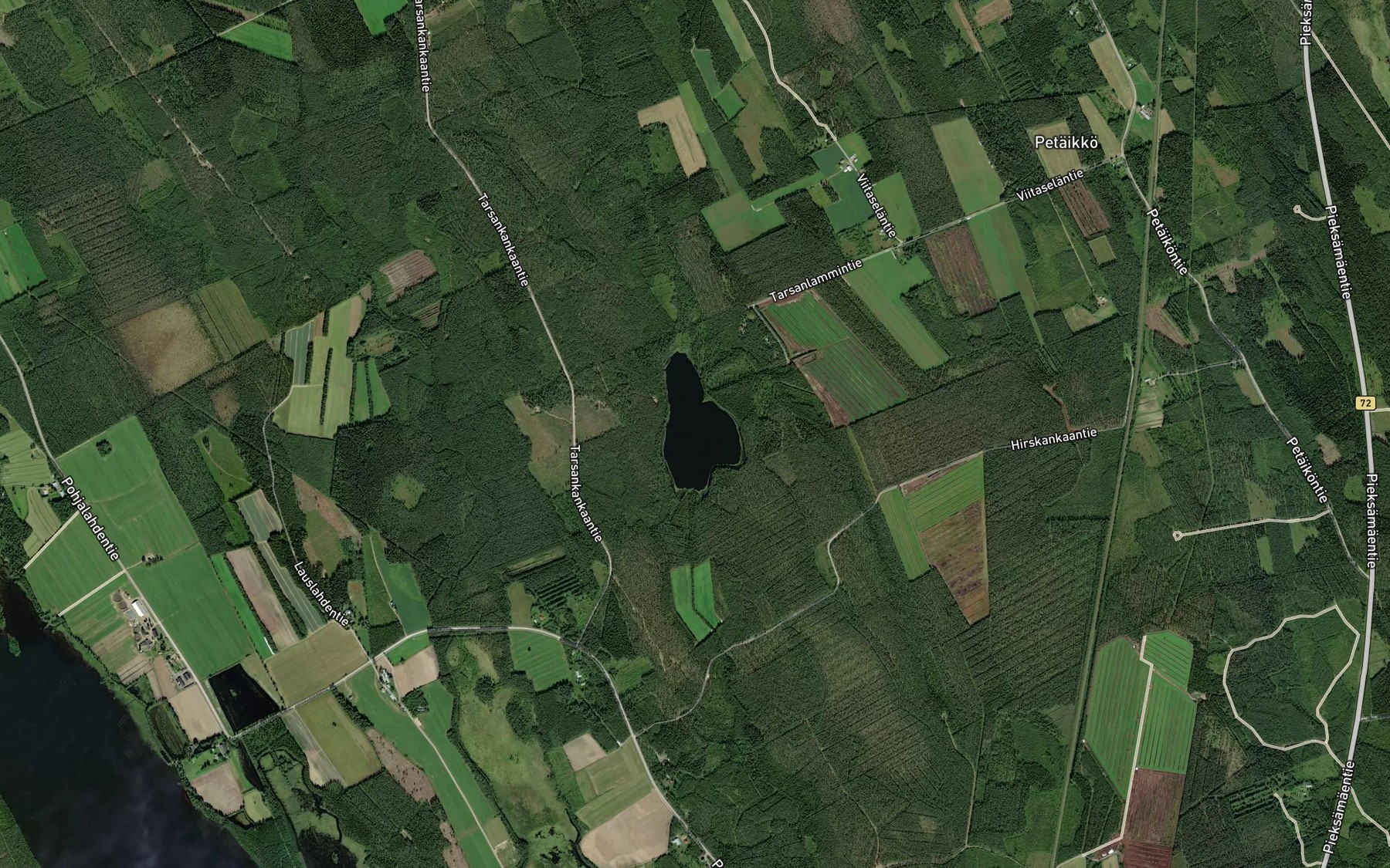 Satellite map of the Tarsanlampi