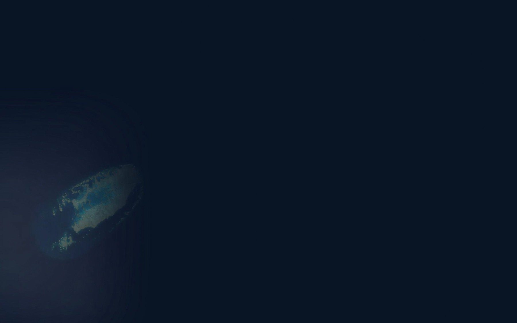 Satellite map of the Croton Reef