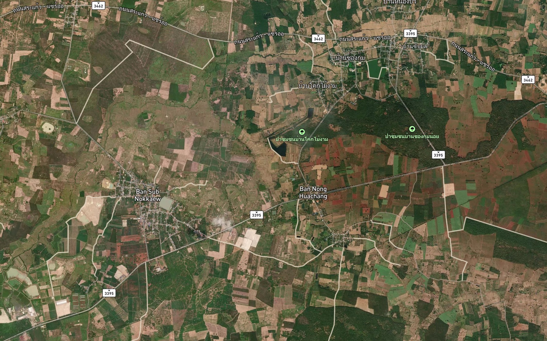 Satellite map of the Nong Song Ton