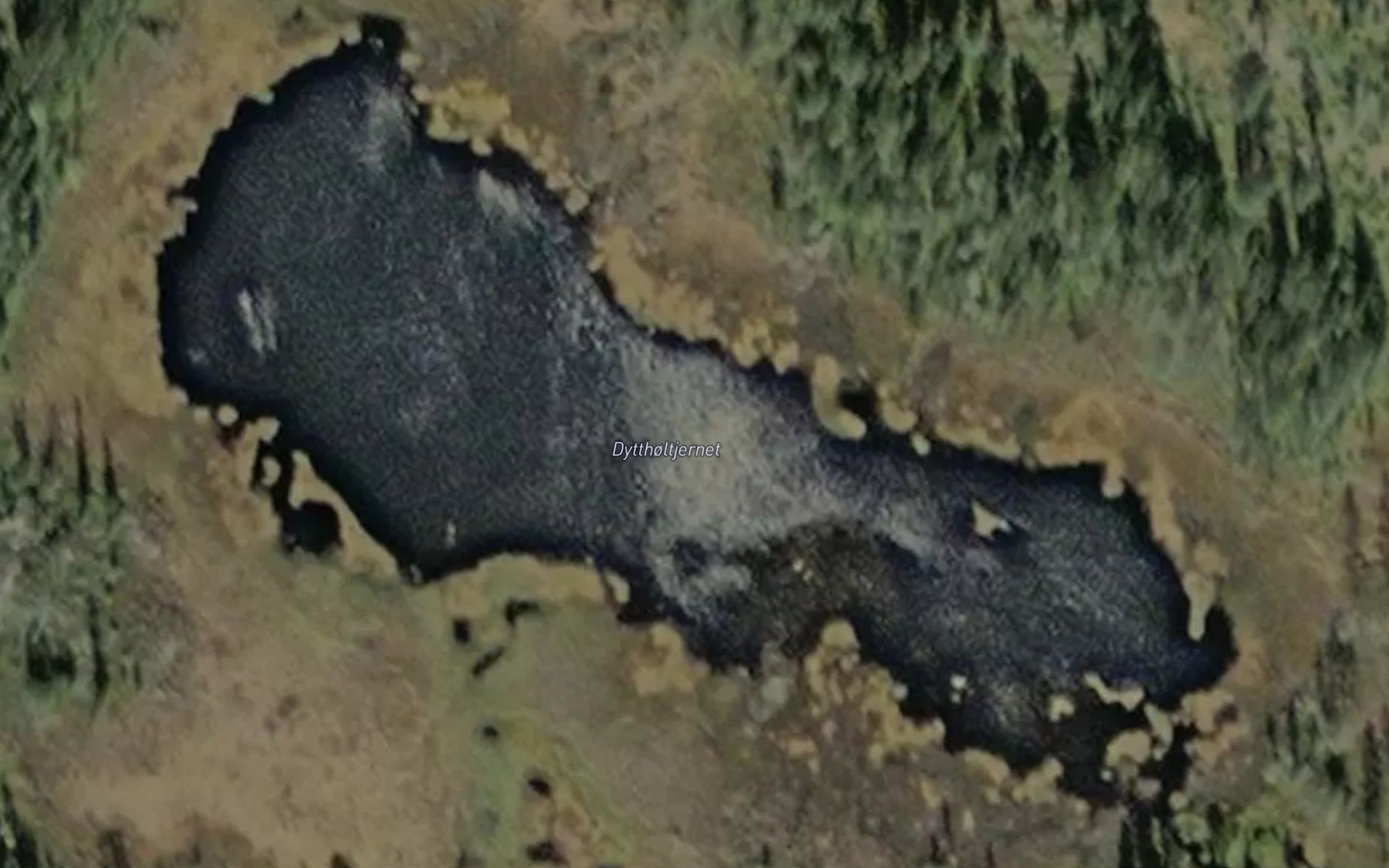 Satellite map of the Dyttholtjernet