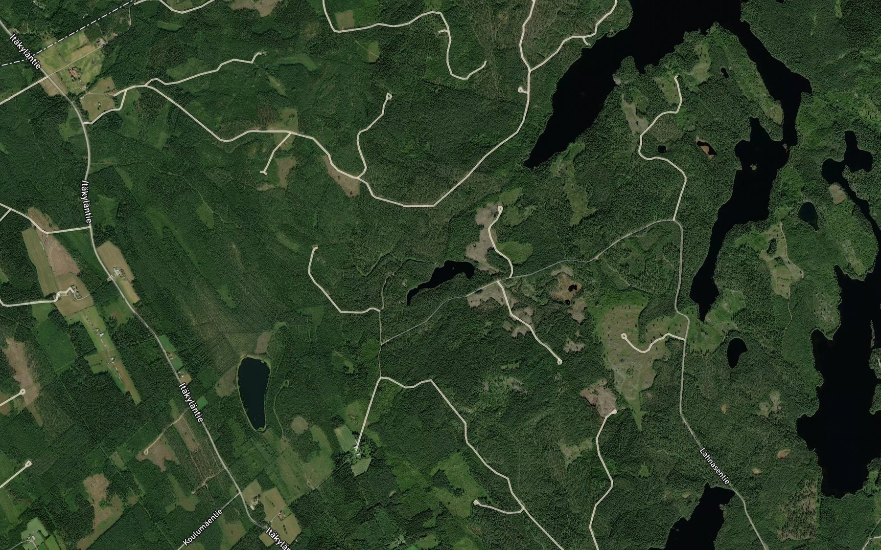 Satellite map of the Suovero