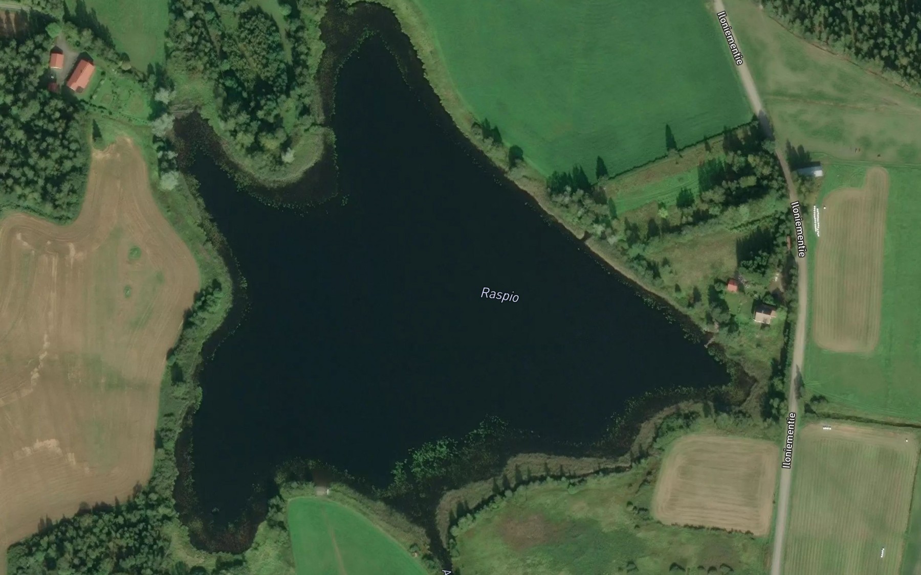 Satellite map of the Raspio