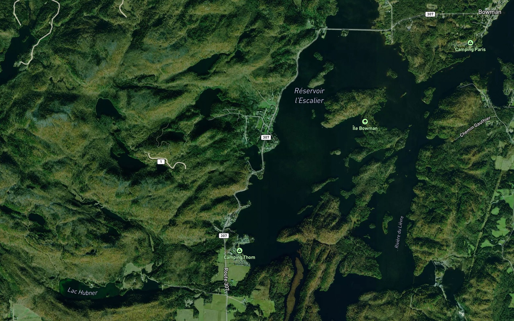 Satellite map of the Baie d'Albert