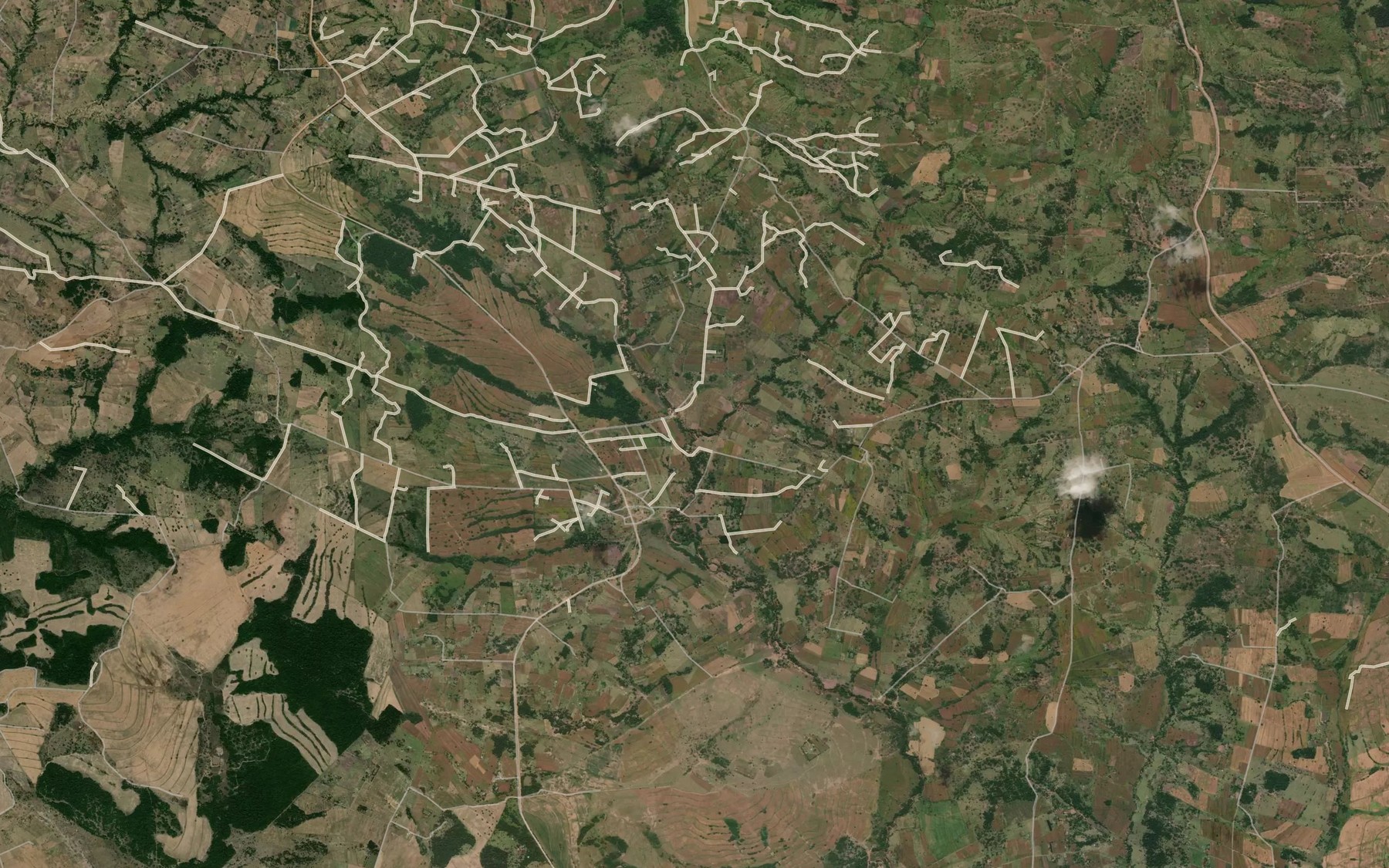 Satellite map of the Nosagami
