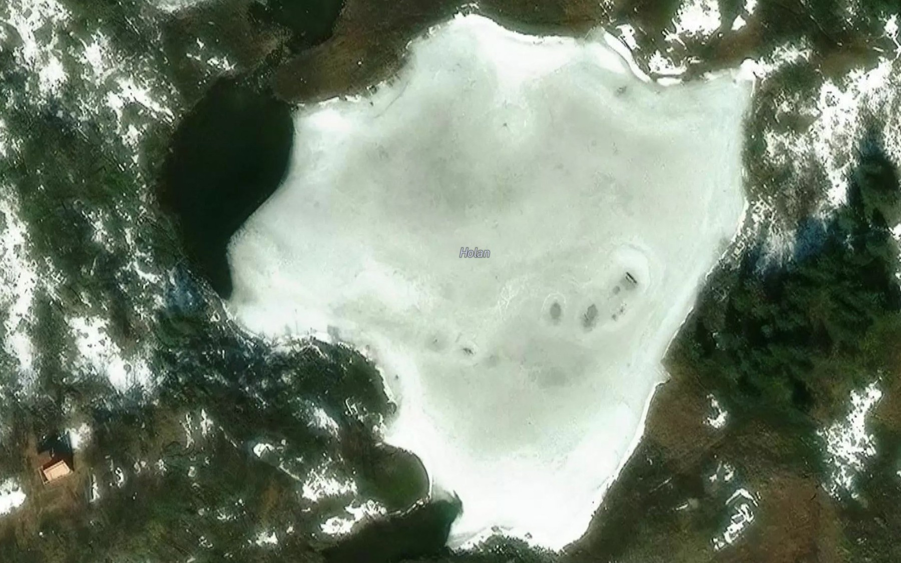 Satellite map of the Holan