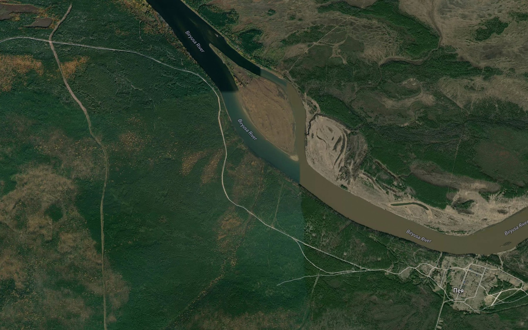 Satellite map of the Knyazev