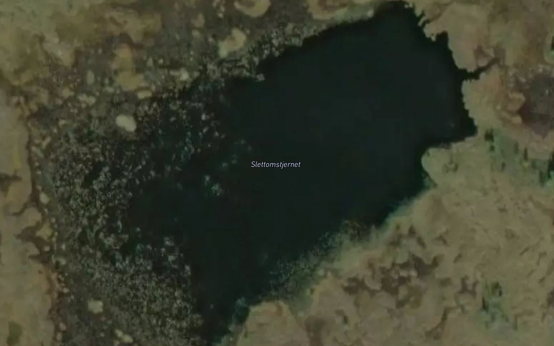 Satellite map of the Slettomstjernet