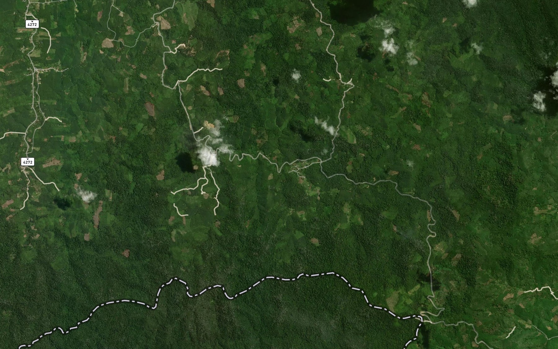 Satellite map of the Huai Nam Sai