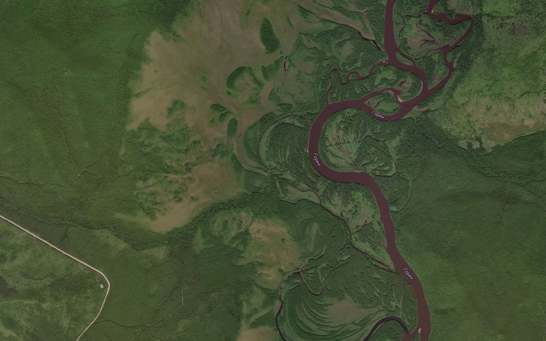 Satellite map of the Muol'gu