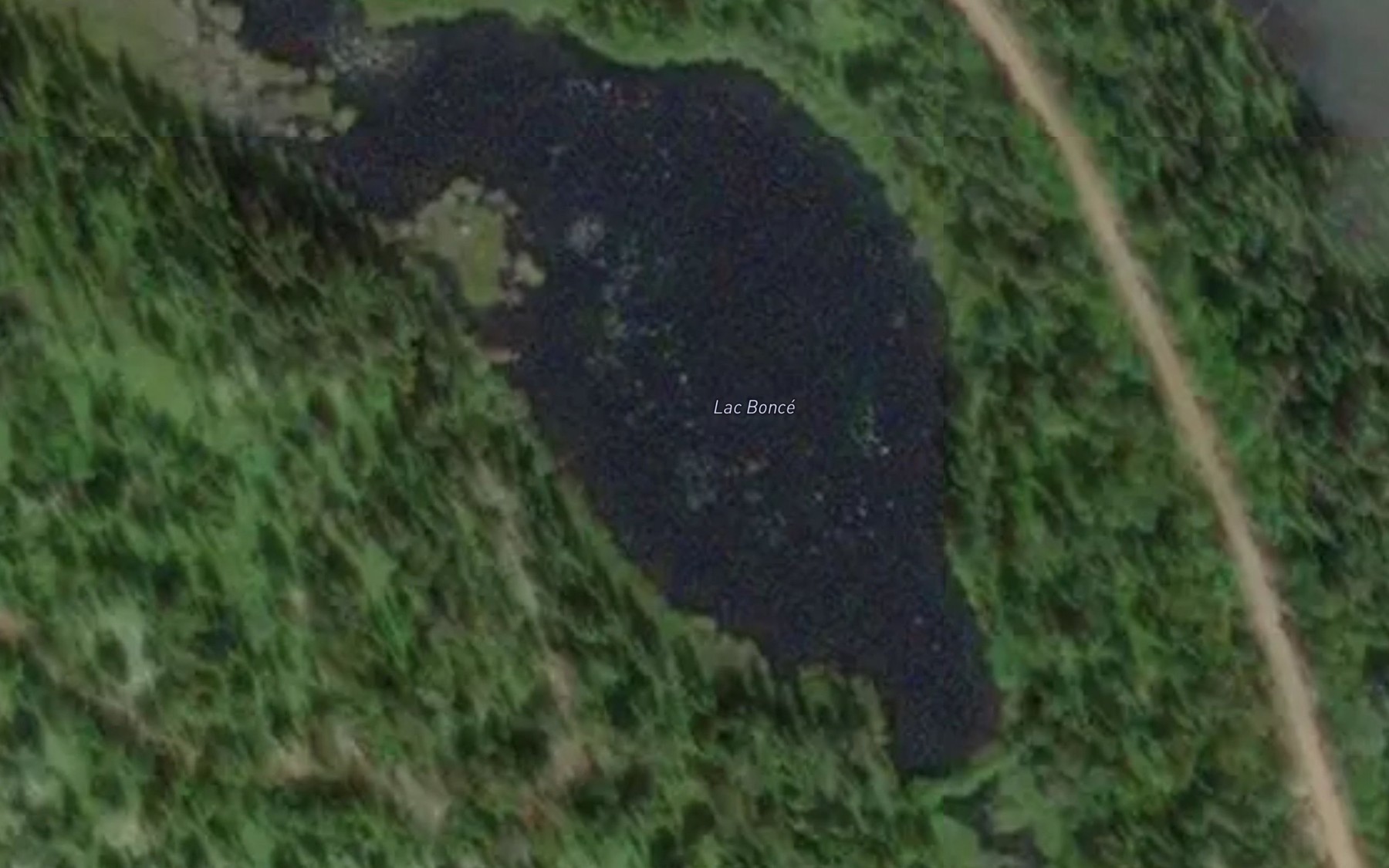 Satellite map of the Lac Bonce
