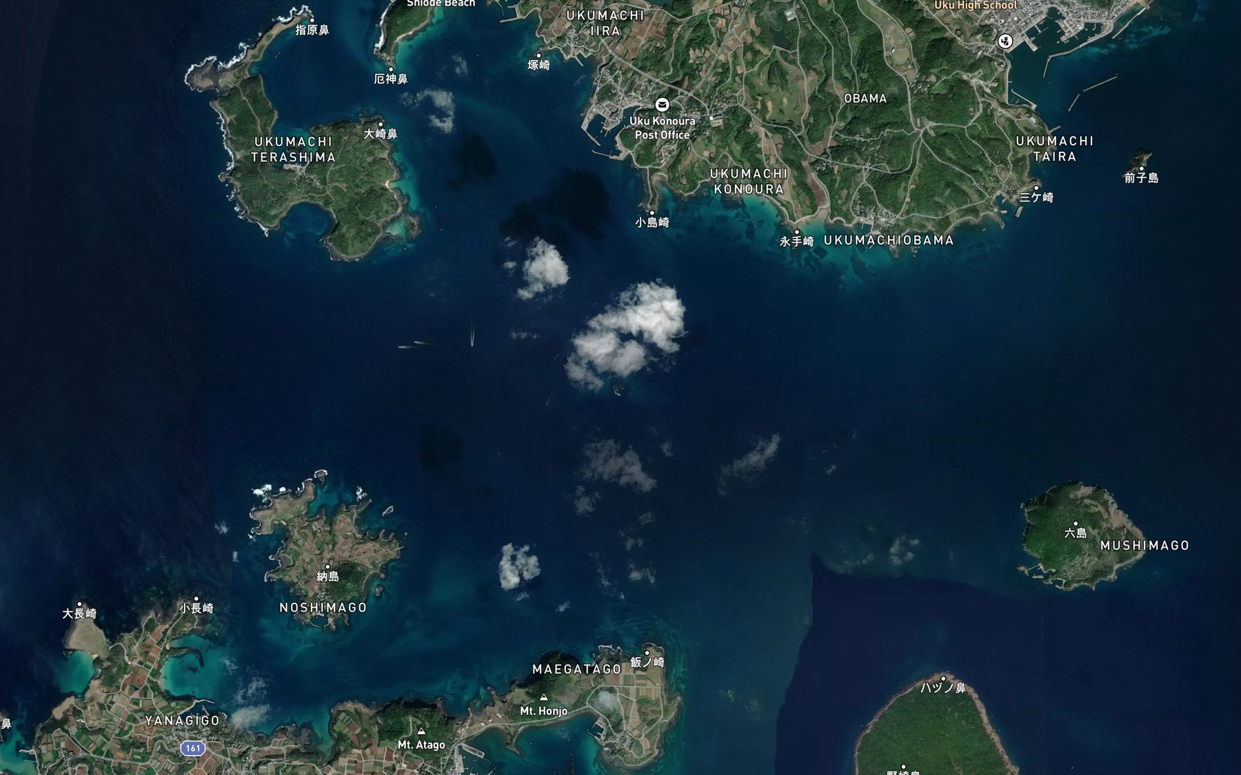 Satellite map of the Ai Se