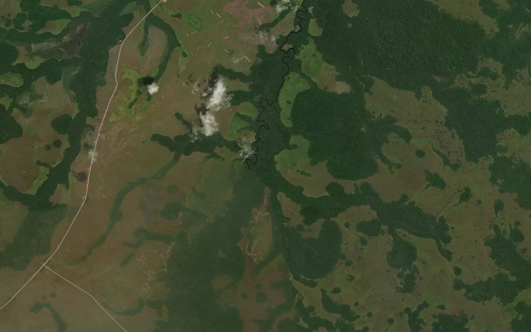 Satellite map of the Issondo