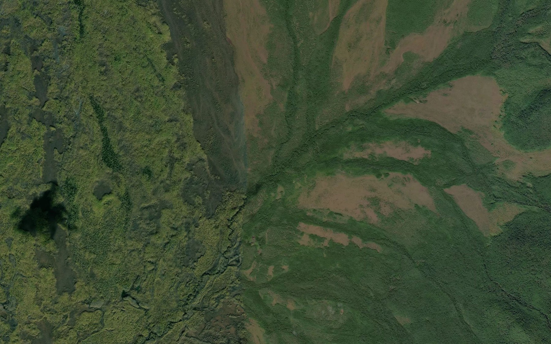 Satellite map of the Bystryanka