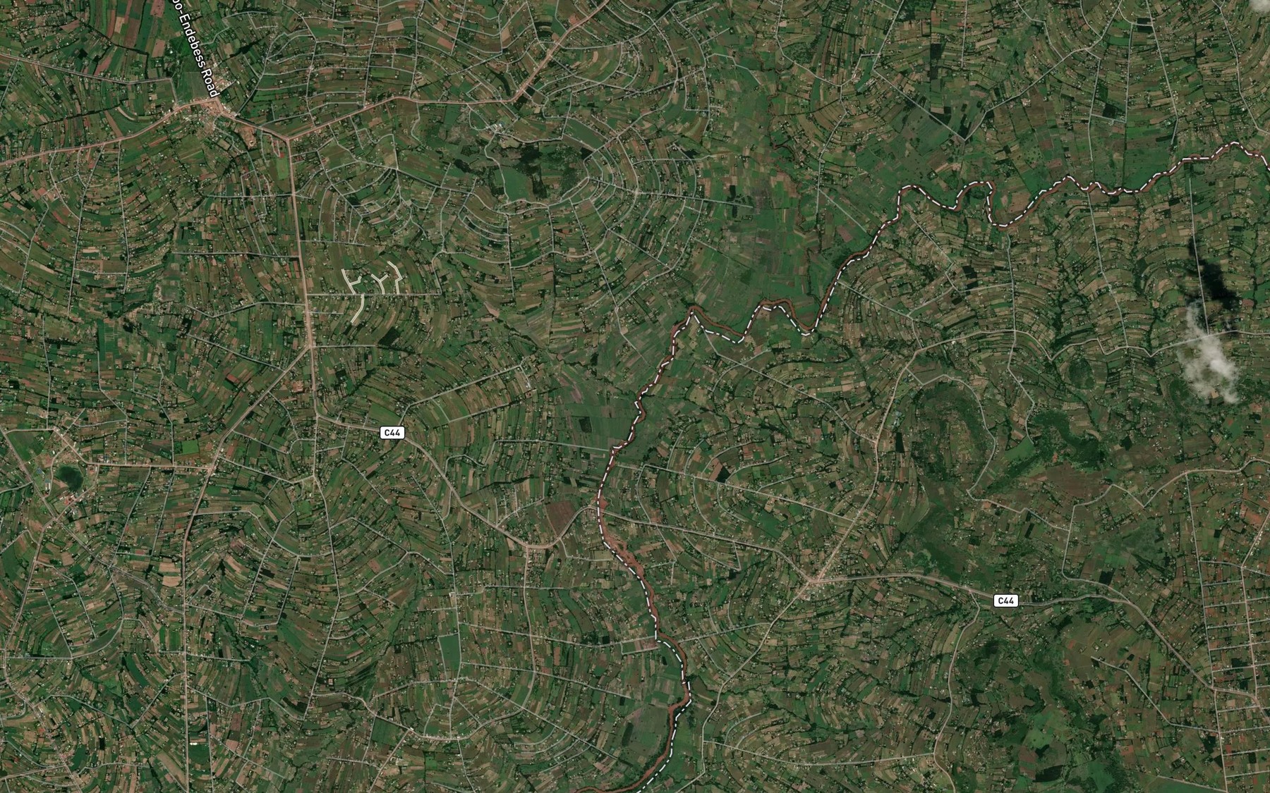 Satellite map of the Ewaso Rongai