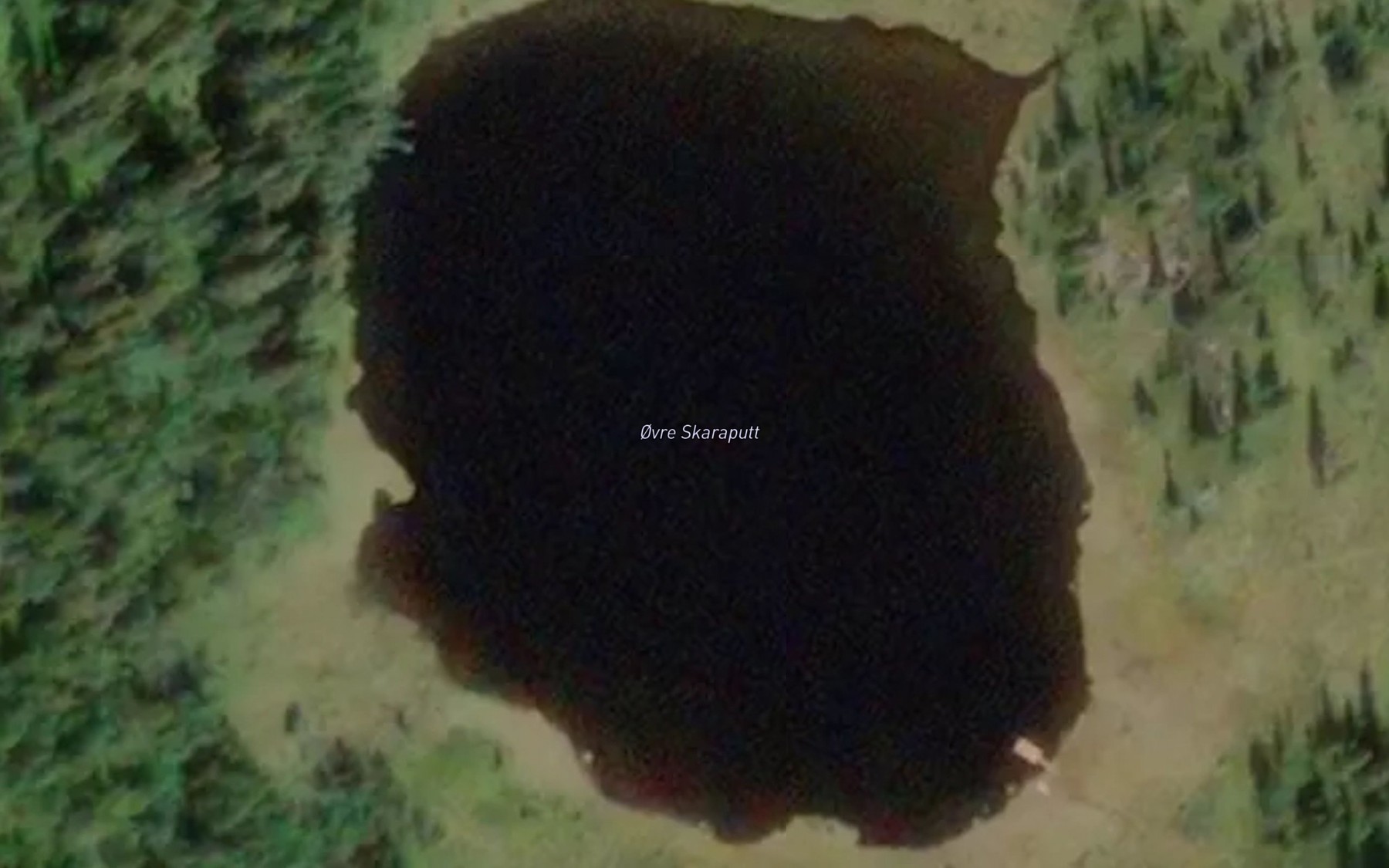 Satellite map of the Ovre Skaraputt