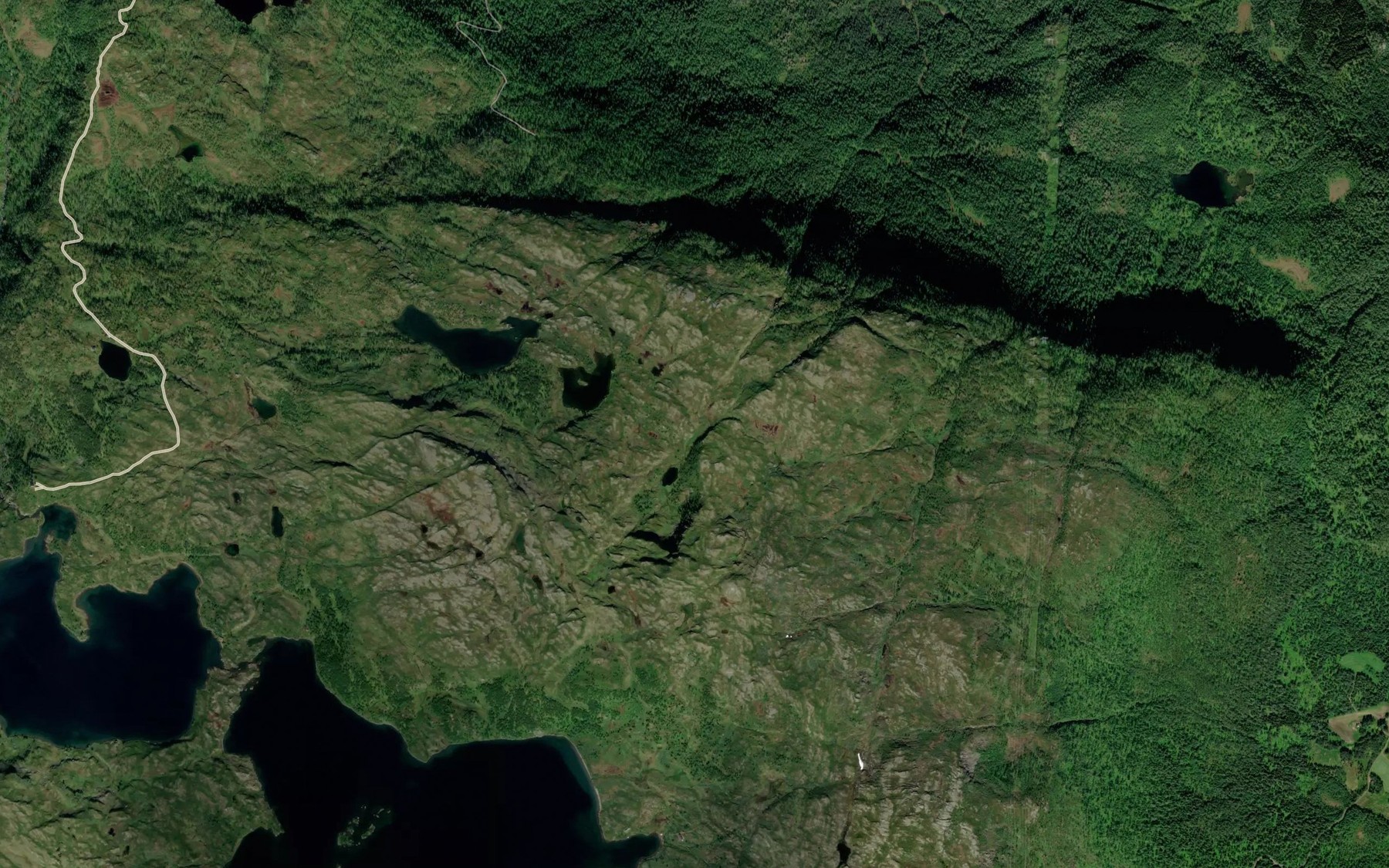 Satellite map of the Geresgorsa