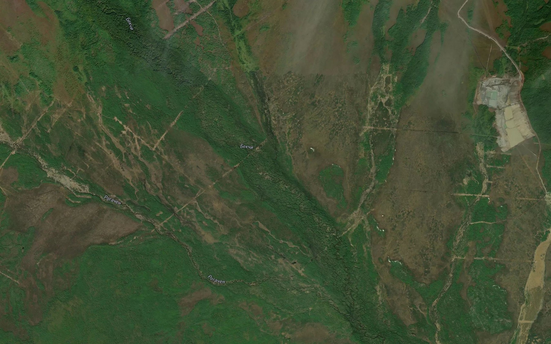 Satellite map of the Gorelyy