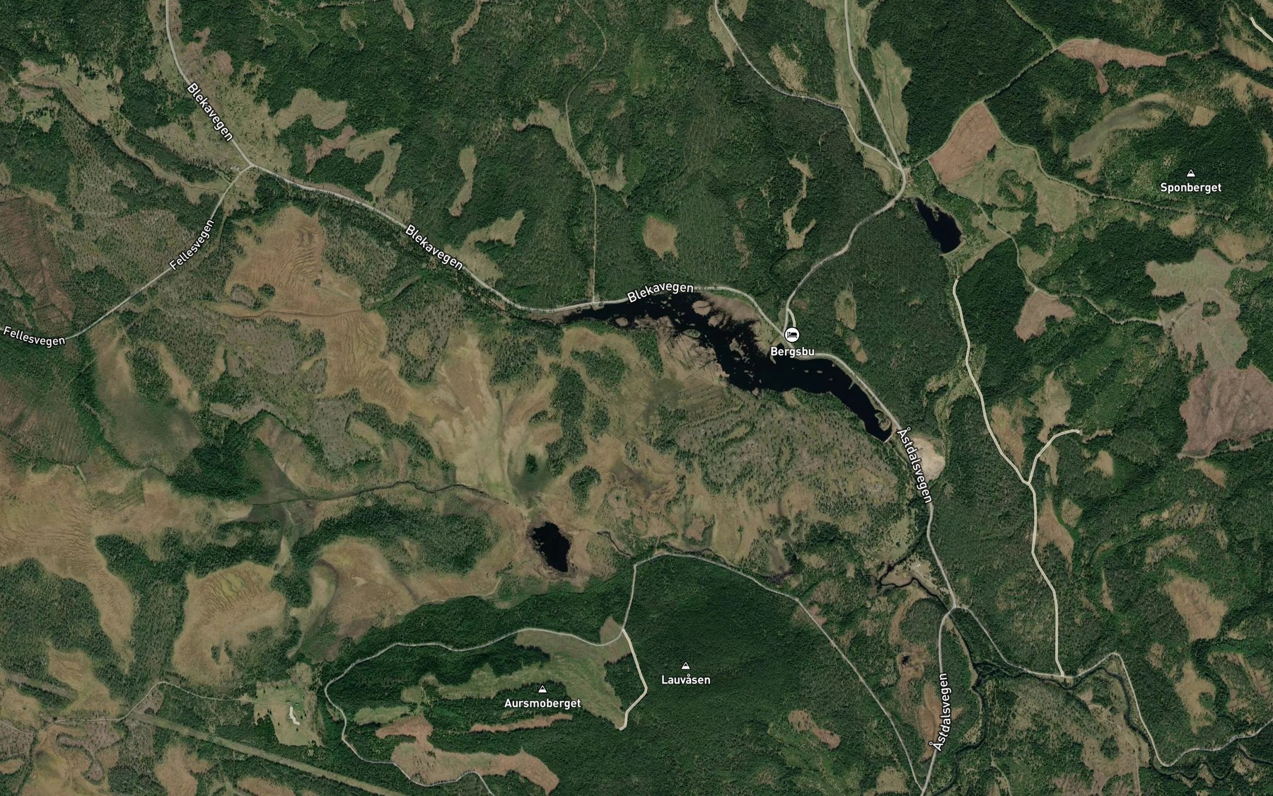 Satellite map of the Hestfloytmyra