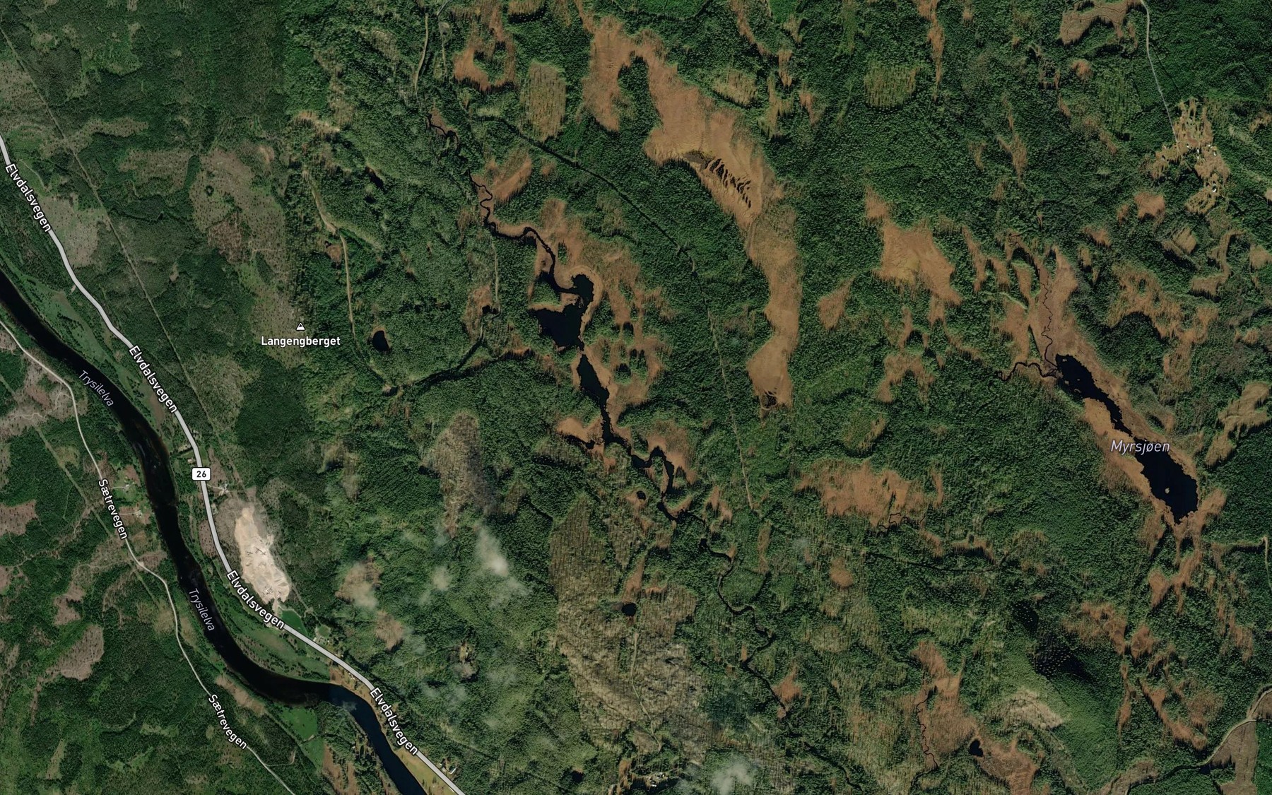 Satellite map of the Habekken