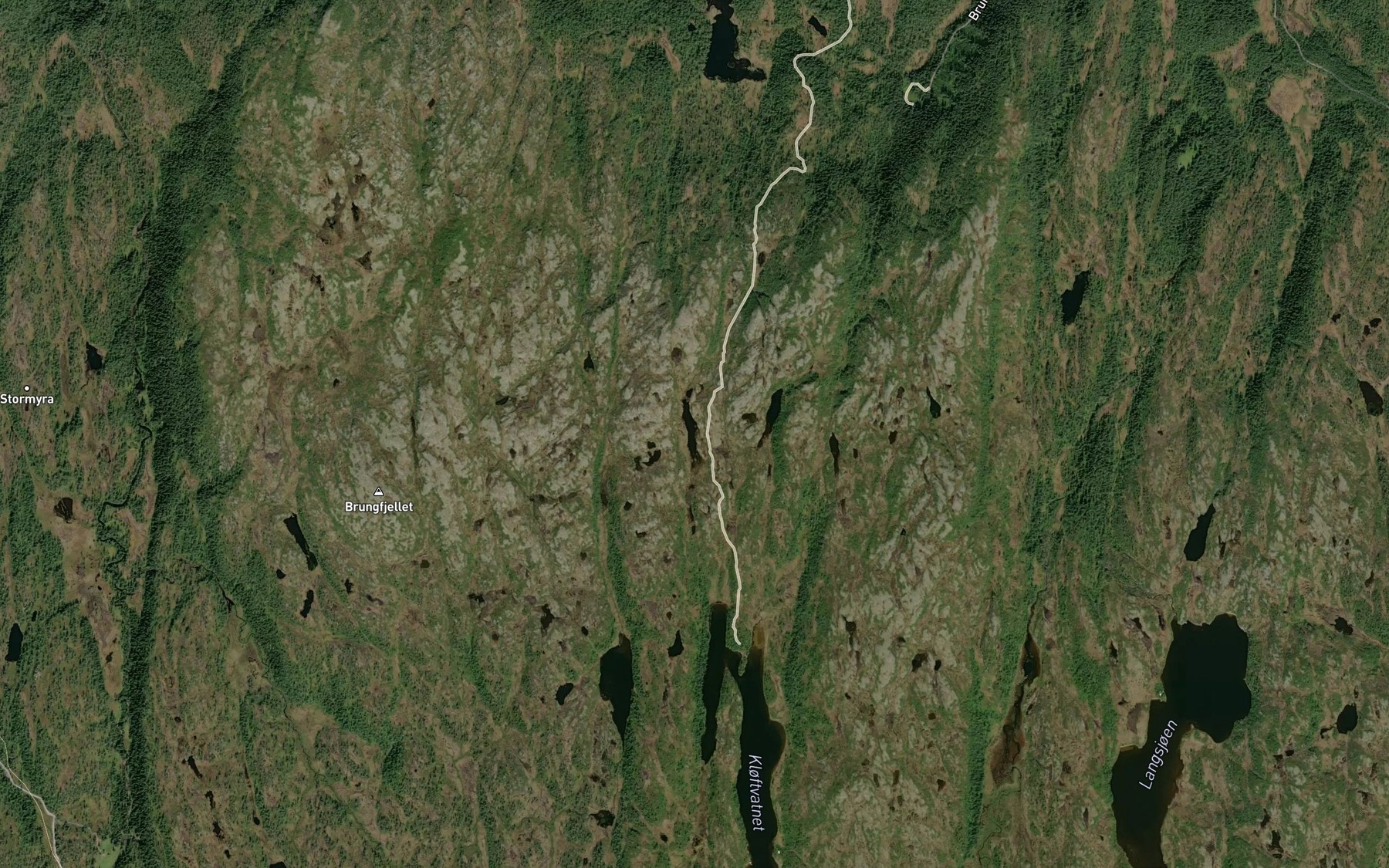 Satellite map of the Langdalstjonnin