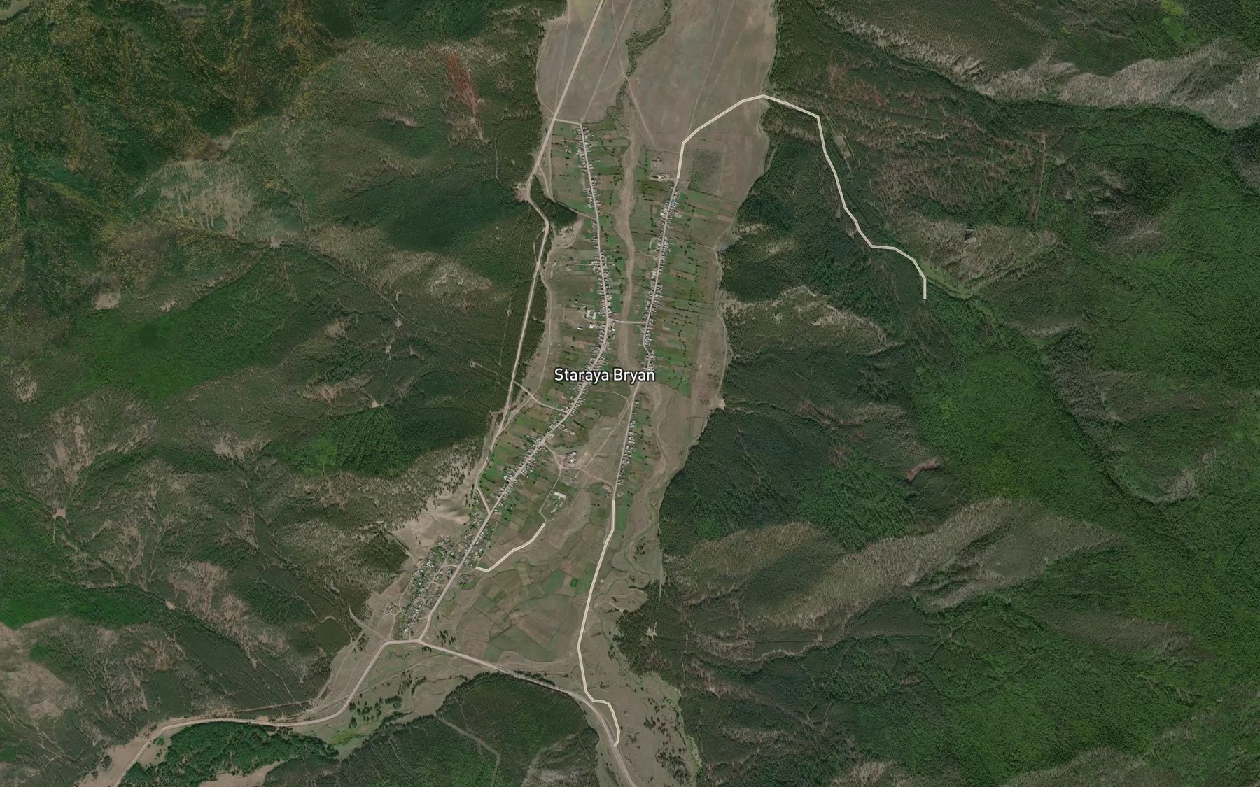 Satellite map of the Kokytey