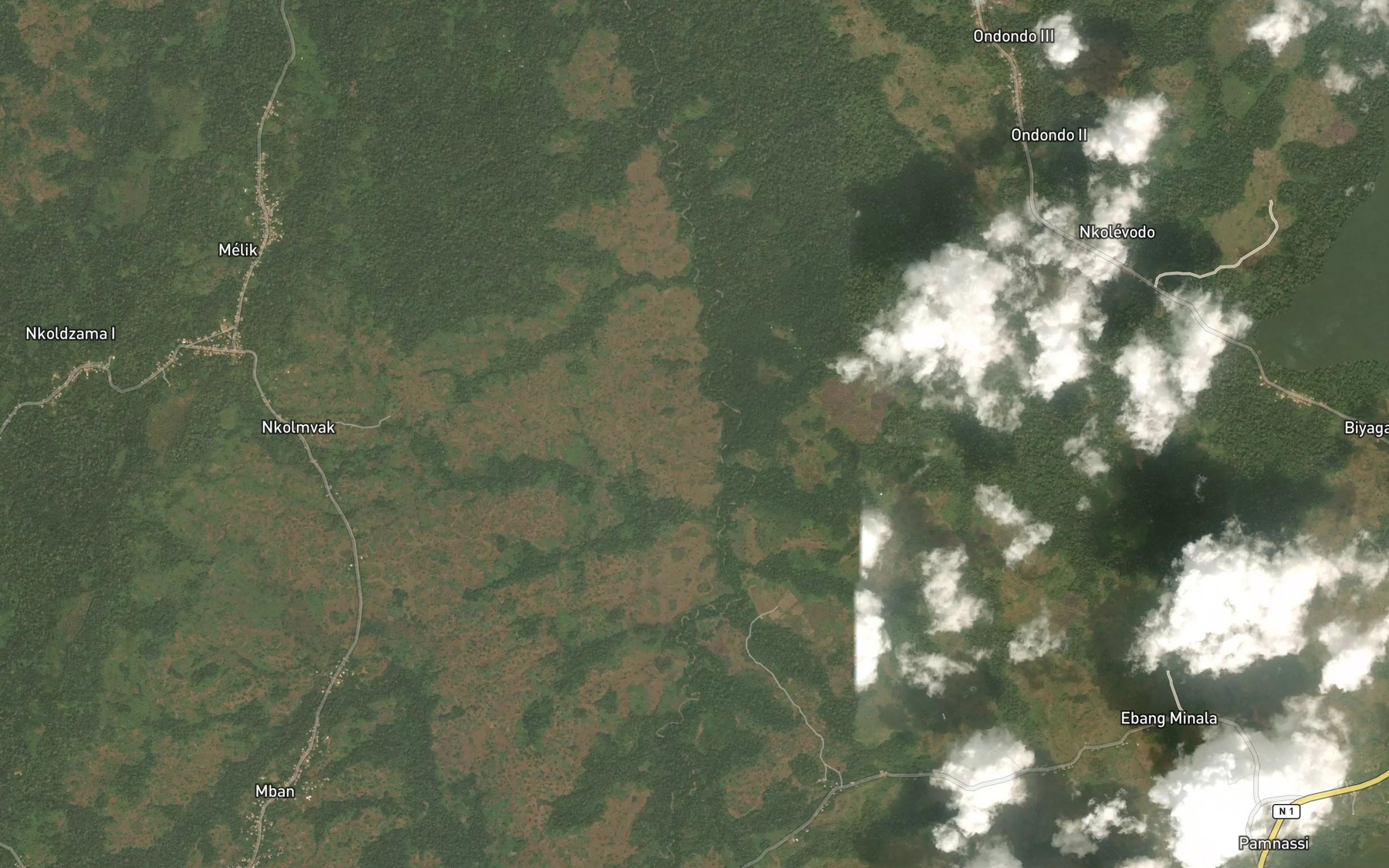 Satellite map of the Pa